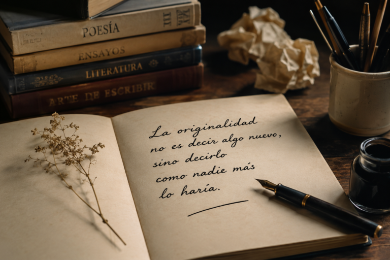 La originalidad en la escritura: principal característica del buen estilo